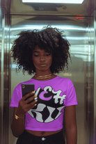 Sustainable Eco-Friendly Love T-Shirt in vibrant pink, designed for comfort and kindness in modern eco-conscious apparel.