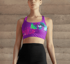 Purple Planet Heart Tank Top with expressive Earth-themed print and bold pink text. Made from soft cotton for sustainable summer style.