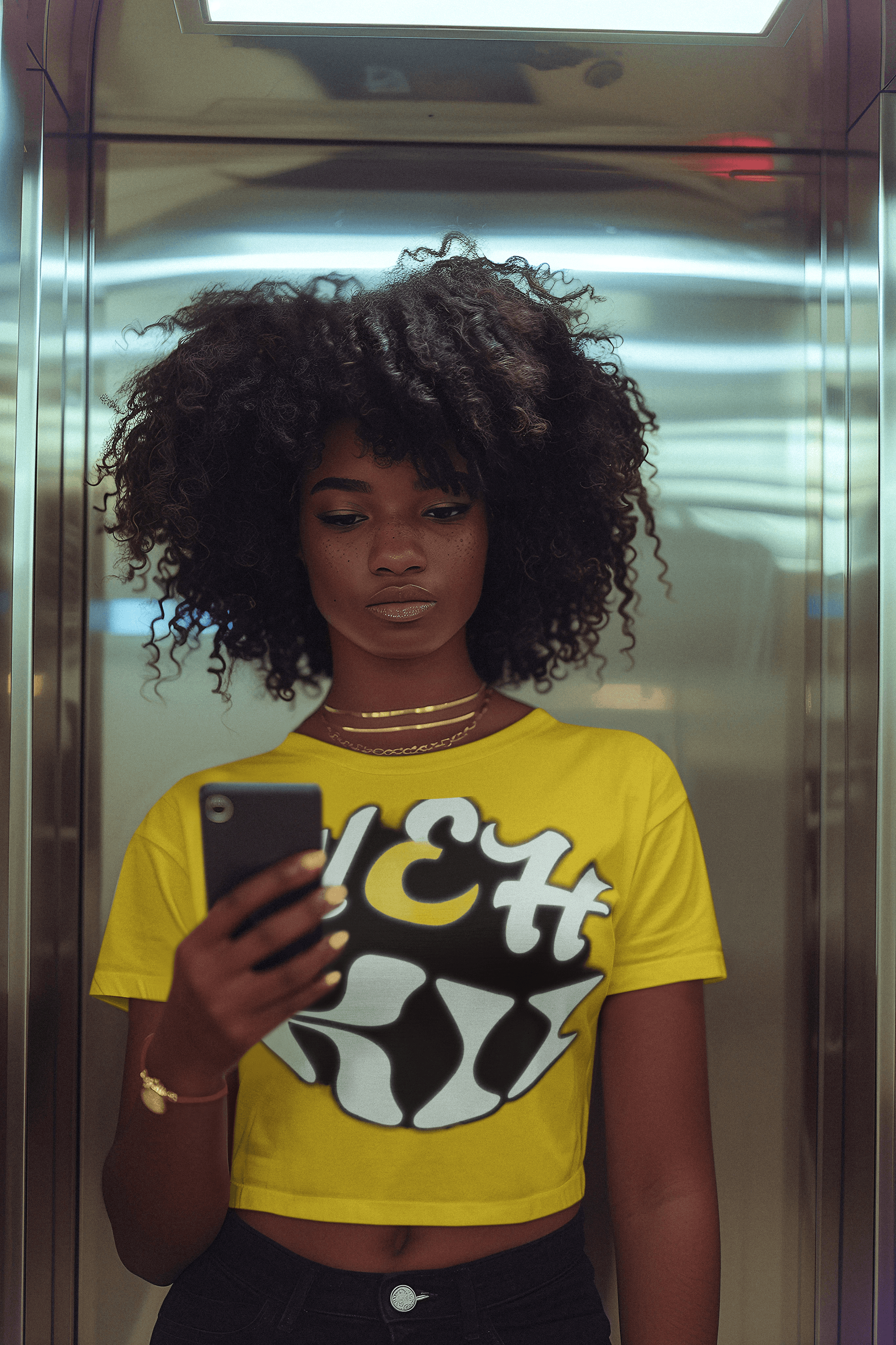 Yellow Eco-Friendly Love T-Shirt - Wear Kindness, a cheerful and sustainable choice for eco-conscious fashion enthusiasts.